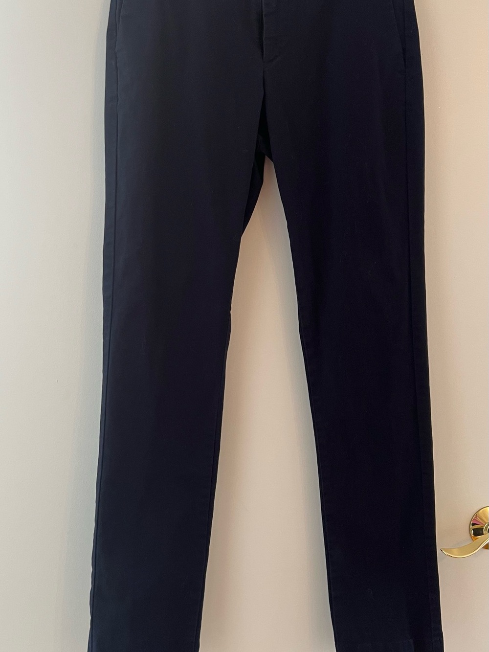 Uniqlo Men's Black Chinos - Slim Fit
